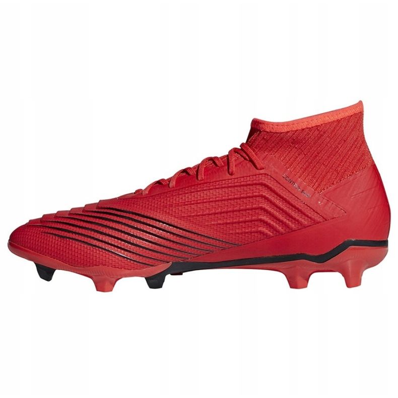Adidas Predator 19.2 Fg M D97940 futballcipő sokszínű piros 1