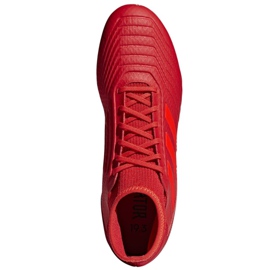 Adidas Predator 19.3 Ag M D97944 futballcipő piros piros 2 Adidas Predator 19.3 Ag M D97944 futballcipő piros piros 2