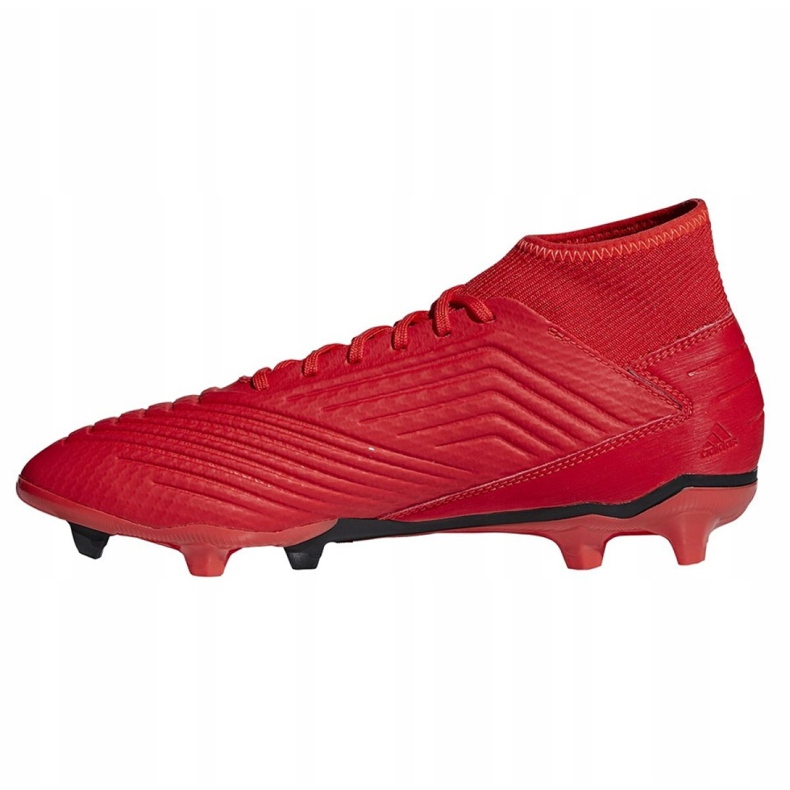 Adidas Predator 19.3 Fg M BB9334 futballcipő sokszínű piros 1