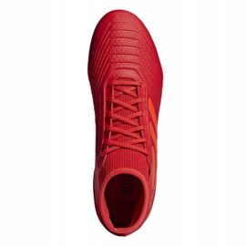 Adidas Predator 19.3 Fg M BB9334 futballcipő sokszínű piros 2
