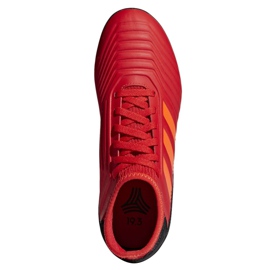 Adidas Predator 19.3 Tf Jr CM8547 futballcipő piros piros 2