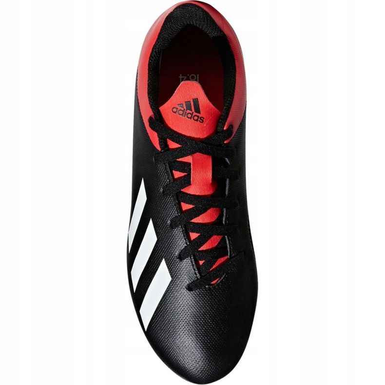 Adidas X 18.4 FxG Jr BB9378 futballcipő fekete fekete 1