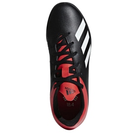 Adidas X 18.4 Tf Jr BB9416 futballcipő fekete fekete 2