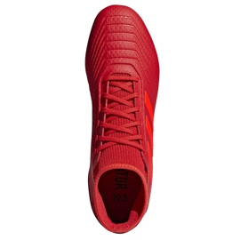 Adidas Predator 19.3 Sg M D97958 futballcipő piros piros 2