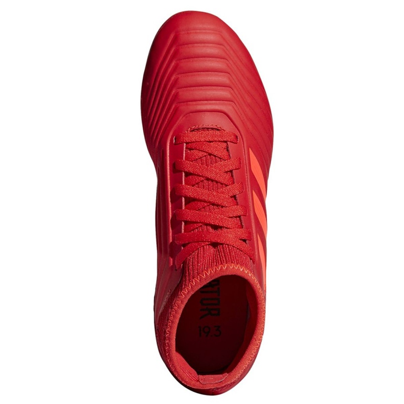 Adidas Predator 19.3 Jr D98005 futballcipő piros piros 2 Adidas Predator 19.3 Jr D98005 futballcipő piros piros 2