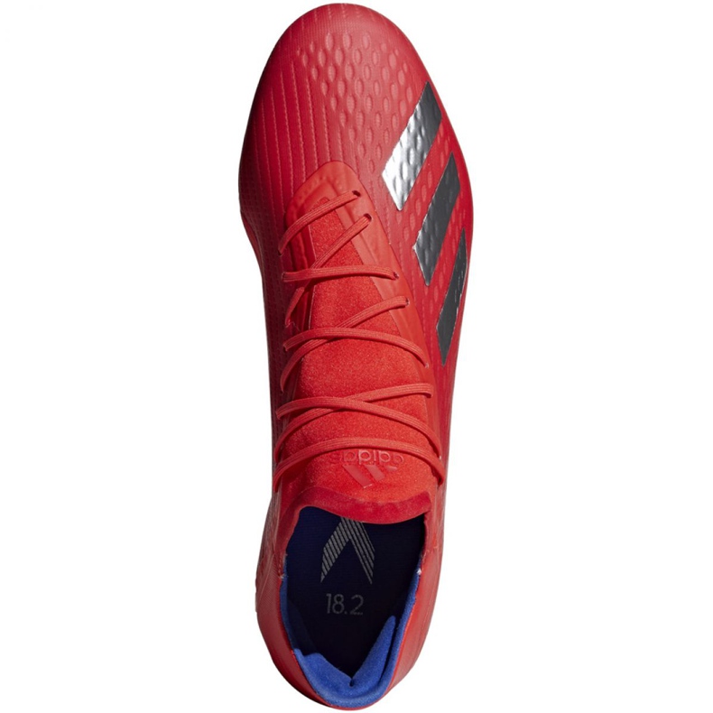 Adidas X 18.2 Fg M BB9363 futballcipő piros piros 1