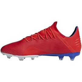 Adidas X 18.2 Fg M BB9363 futballcipő piros piros 2
