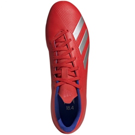 Adidas X 18.4 Fg M BB9376 futballcipő sokszínű piros 1