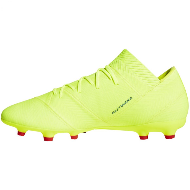 Adidas Nemeziz 18.2 Fg M BB9431 futballcipő sárga sárga 1