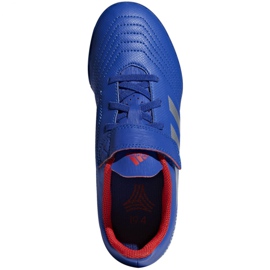 Adidas Predator 19.4 Tf Jr CM8559 futballcipő kék kék 2 Adidas Predator 19.4 Tf Jr CM8559 futballcipő kék kék 2