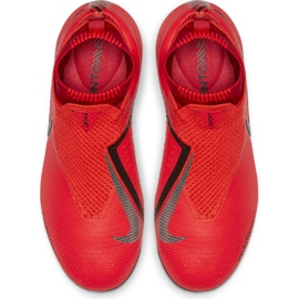 Nike Phantom Vsn Elite Df Mg Jr AO3289-600 futballcipő sokszínű piros 1
