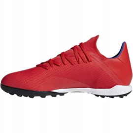 Adidas X 18.3 Tf M BB9399 futballcipő sokszínű narancs és vörös 2