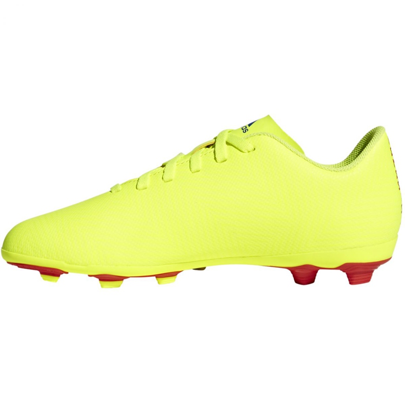 Adidas Nemeziz 18.4 FxG Jr CM8509 futballcipő sokszínű sárga 2