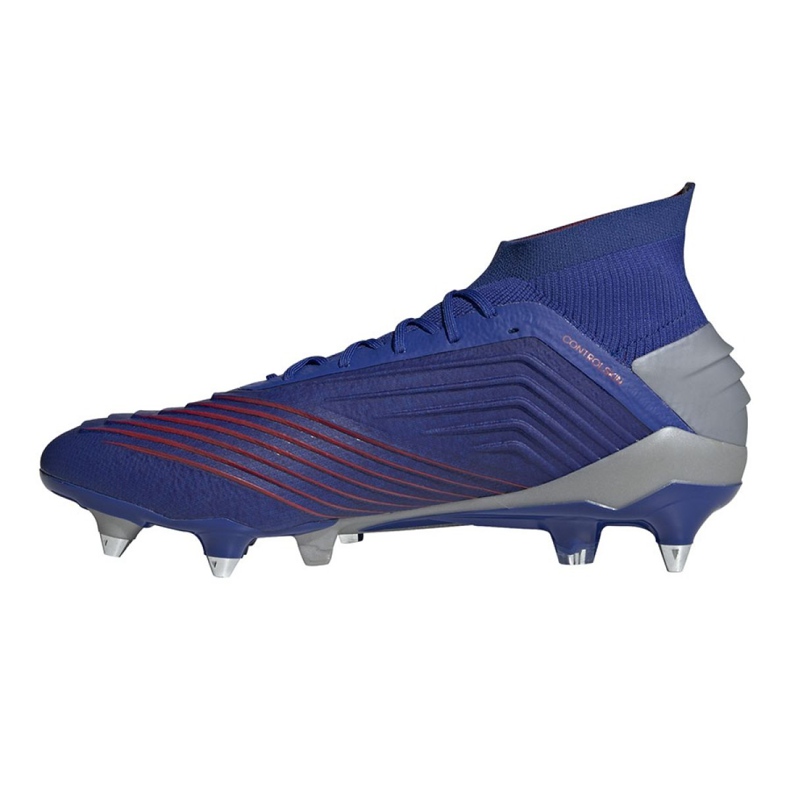 Adidas Predator 19.1 Sg M BC0312 futballcipő kék kék 1