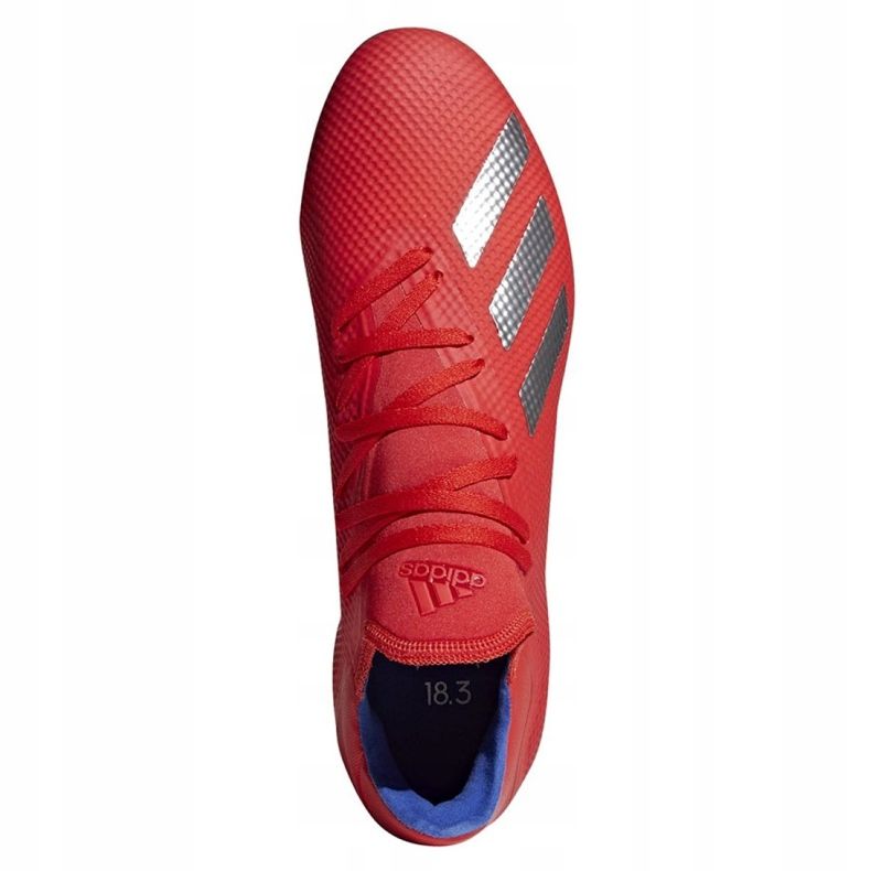 Adidas X 18.3 Ag M BC0299 futballcipő sokszínű piros 2