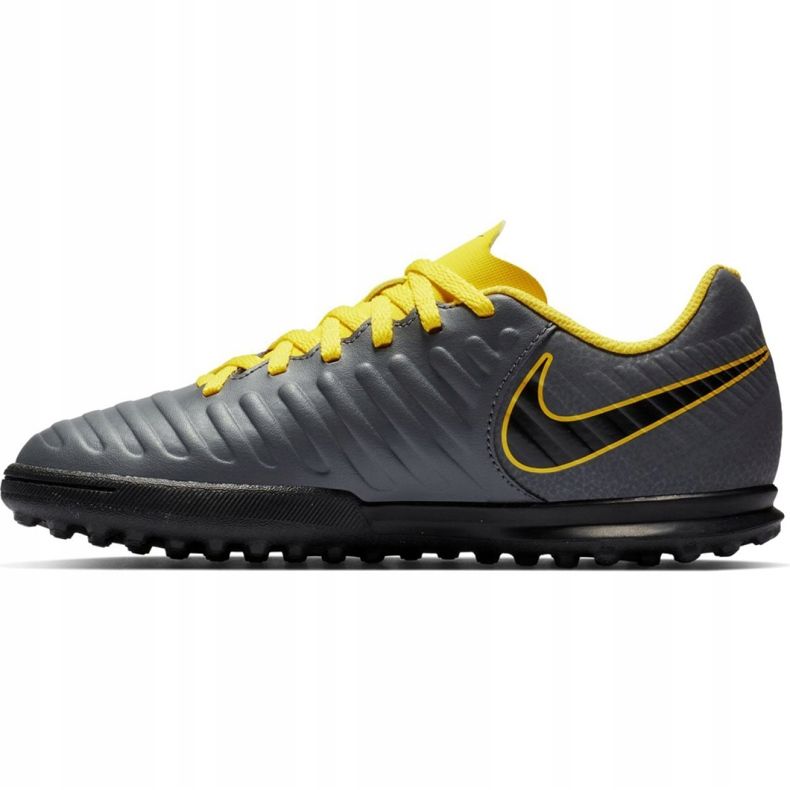 Nike Tiempo Legend 7 Club Tf Jr AH7261-070 futballcipő fekete szürke 1