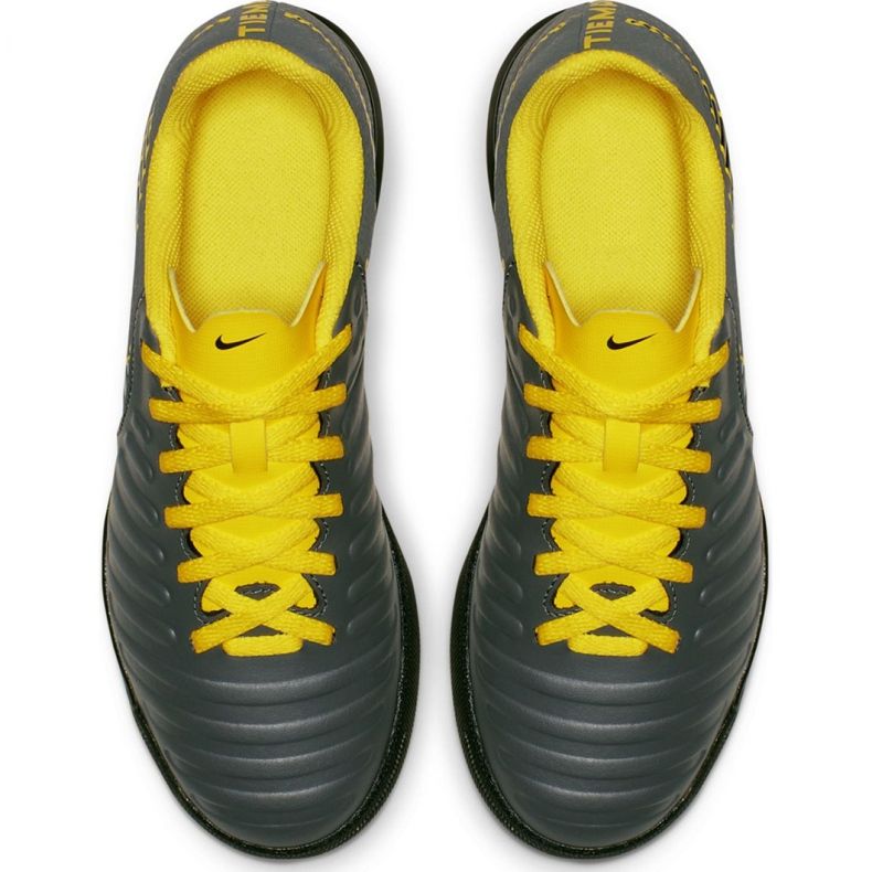 Nike Tiempo Legend 7 Club Tf Jr AH7261-070 futballcipő fekete szürke 2