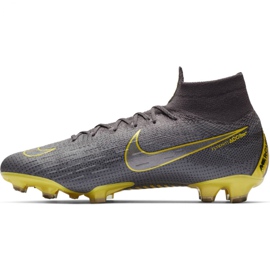 Nike Mercurial Superfly 6 Elite Fg M AH7365-070 futballcipő fekete szürke 1