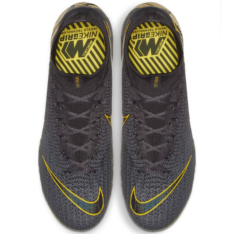Nike Mercurial Superfly 6 Elite Fg M AH7365-070 futballcipő fekete szürke 2