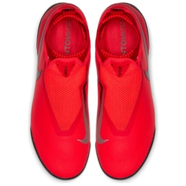 Nike React Phantom Vsn Pro Df Tf M AO3277-600 futballcipő piros piros 2