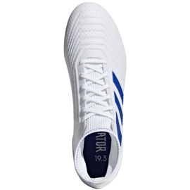 Adidas Predator 19.3 Fg M BB9333 futballcipő fehér sokszínű 2