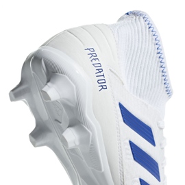 Adidas Predator 19.3 Fg M BB9333 futballcipő fehér sokszínű 4