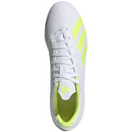 Adidas X 18.4 Tf M BB9414 futballcipő fehér fehér 1