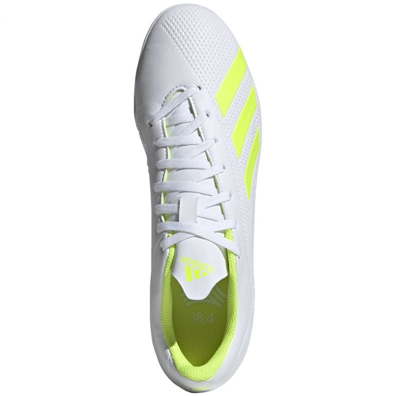 Adidas X 18.4 Tf M BB9414 futballcipő fehér fehér 1