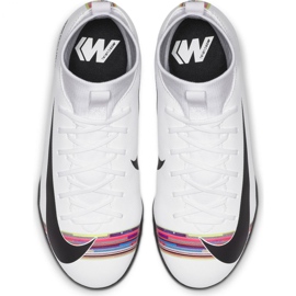 Nike Mercurial Superfly X 6 Academy Tf Jr AJ3112-109 futballcipő sokszínű fehér 2
