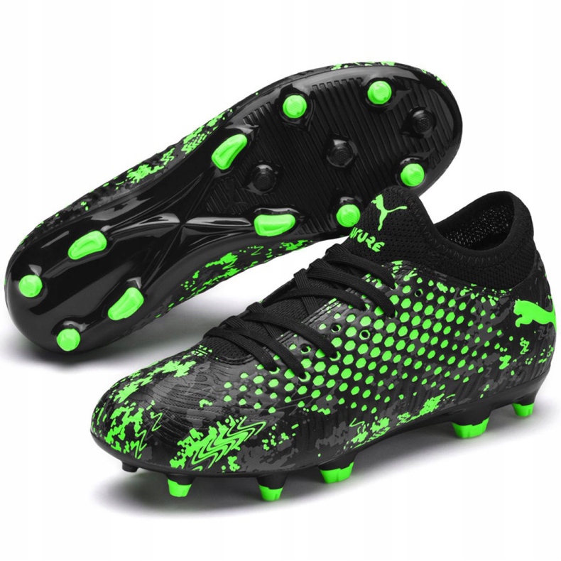 Puma Future 19.4 Fg Ag Jr 105554 03 futballcipő sokszínű fekete 1