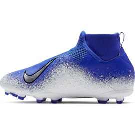 Nike Phantom Vsn Academy Df FG / MG Jr AO3287-410 futballcipő sokszínű kék 1 Nike Phantom Vsn Academy Df FG / MG Jr AO3287-410 futballcipő sokszínű kék 1