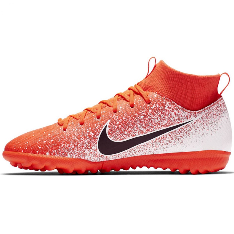 Nike Mercurial Superfly X 6 Academy Tf Jr AH7344-801 futballcipő sokszínű narancssárga 2