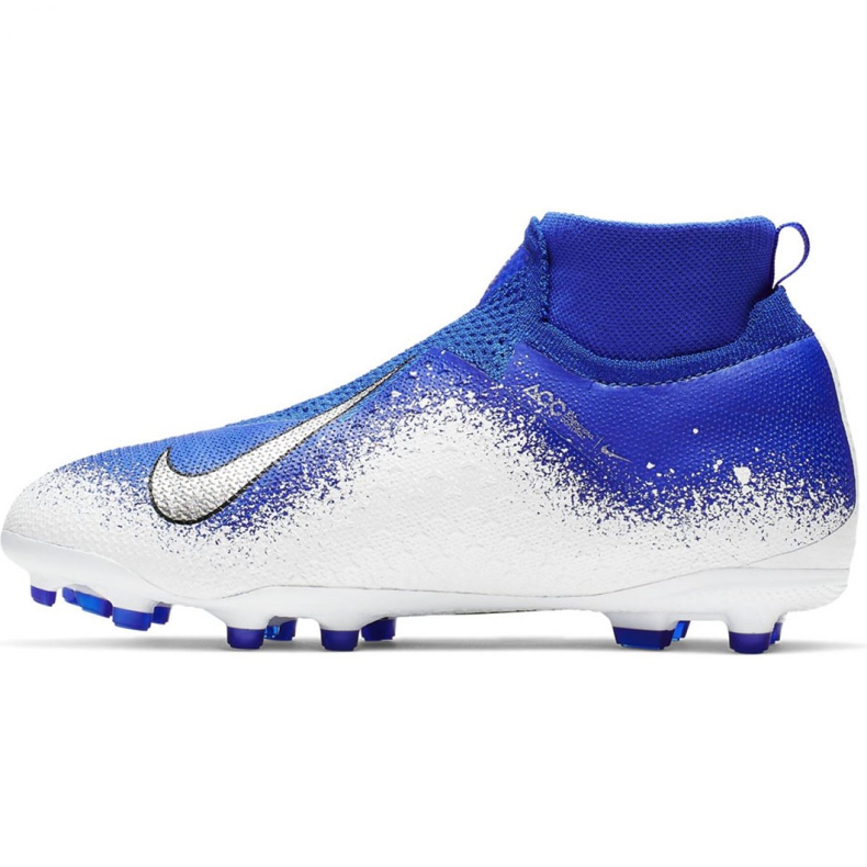 Nike Phantom Vsn Elite Df Mg Jr AO3289-410 futballcipő sokszínű kék 1