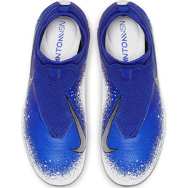Nike Phantom Vsn Elite Df Mg Jr AO3289-410 futballcipő sokszínű kék 2