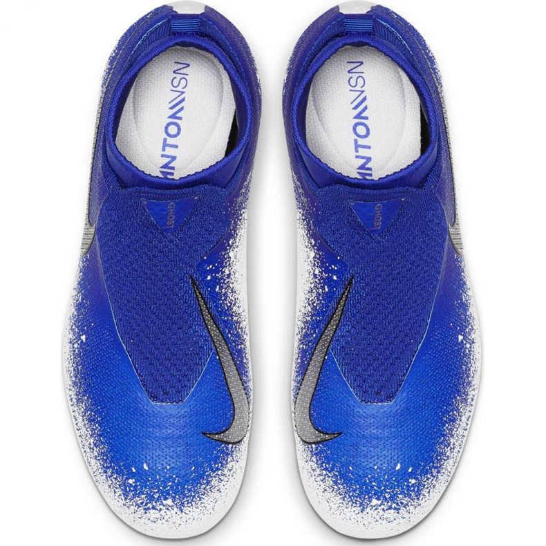 Nike Phantom Vsn Elite Df Mg Jr AO3289-410 futballcipő sokszínű kék 2
