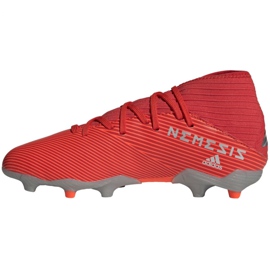 Adidas Nemeziz 19.3 Fg Jr F99951 futballcipő piros piros 2
