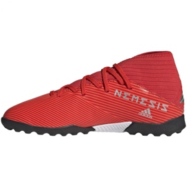 Adidas Nemeziz 19.3 Tf Jr F99941 futballcipő piros piros 2