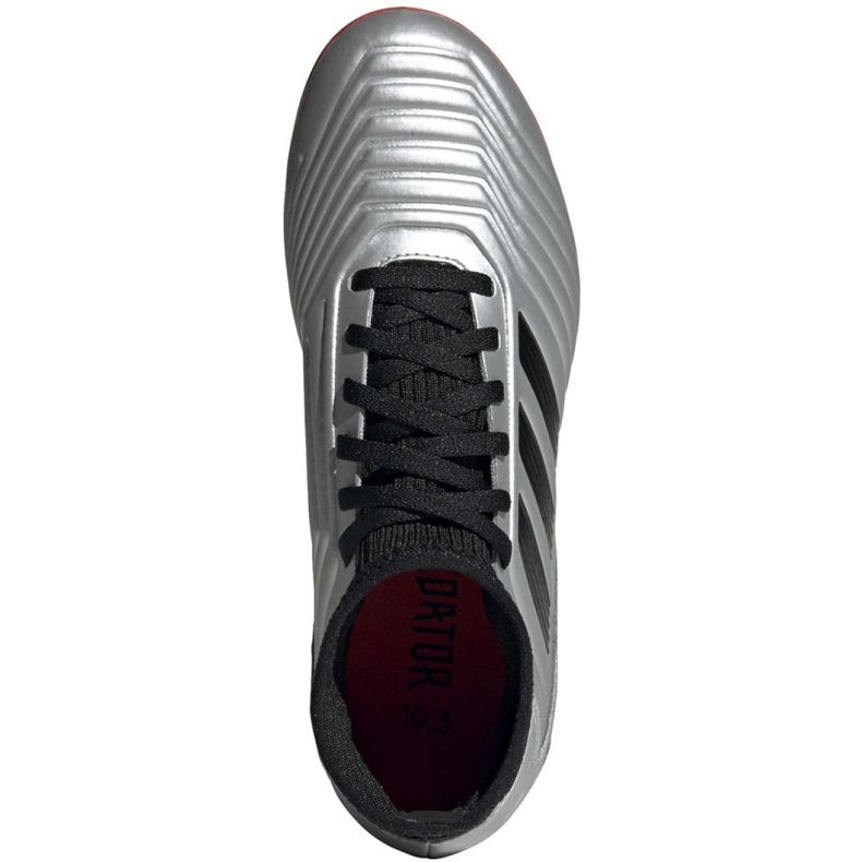 Adidas Predator 19.3 Fg Jr G25795 futballcipő sokszínű ezüst 2