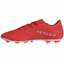 Adidas Nemeziz 19.4 FxG M F34393 futballcipő piros piros 2