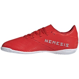 Adidas Nemeziz 19.4 Jr F99938 futballcipőben piros piros 2
