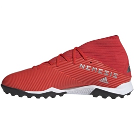 Adidas Nemeziz 19.3 Tf M F34427 futballcipő piros piros 2 Adidas Nemeziz 19.3 Tf M F34427 futballcipő piros piros 2