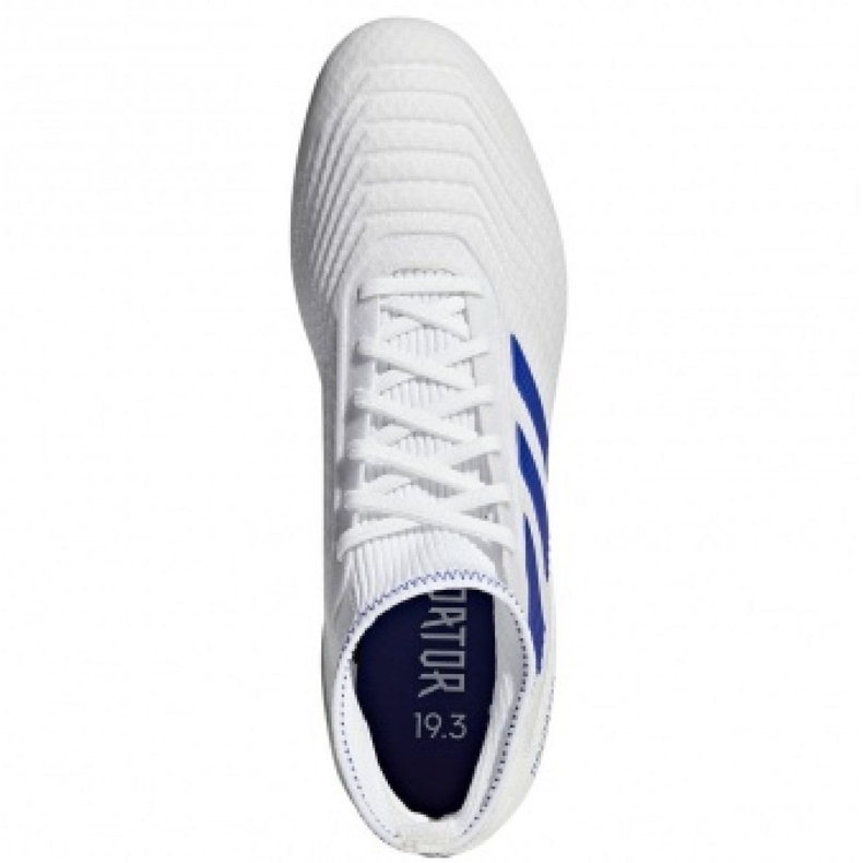 Adidas Predator 19.3 Ag M D97943 futballcipő fehér fehér 1