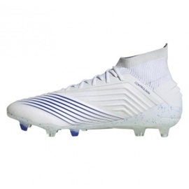 Adidas Predator 19.1 Fg M BC0550 futballcipő fehér fehér 1