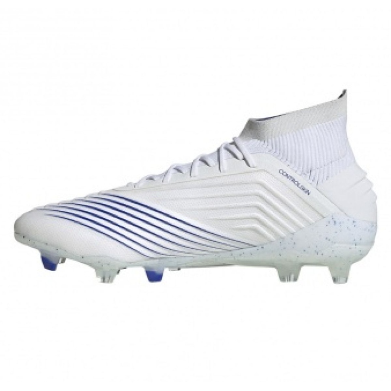 Adidas Predator 19.1 Fg M BC0550 futballcipő fehér fehér 1