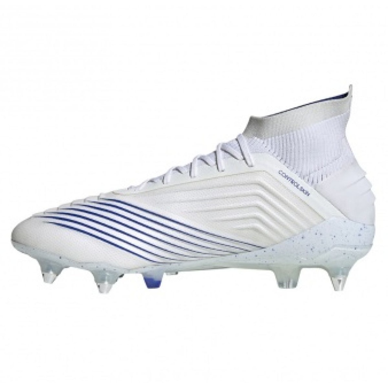 Adidas Predator 19.1 Sg M D98055 futballcipő fehér fehér 1