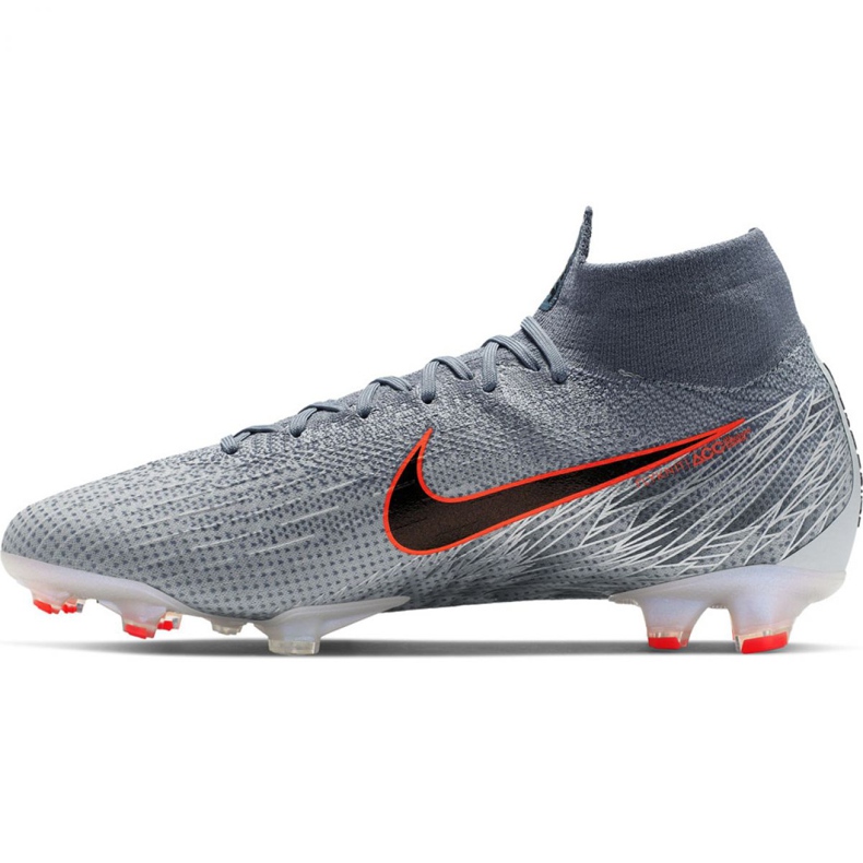 Nike Mercurial Superfly 6 Elite Fg M AH7365-008 futballcipő szürke szürke 2