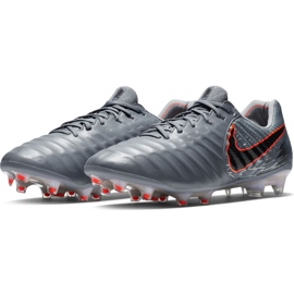 Nike Tiempo Legend 7 Elite Fg M AH7238-408 futballcipő szürke szürke 2