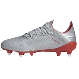 Adidas X 19.1 Sg M F35311 futballcipő sokszínű ezüst 1