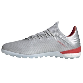 Adidas X 19.1 Tf M G25752 futballcipő sokszínű ezüst 1