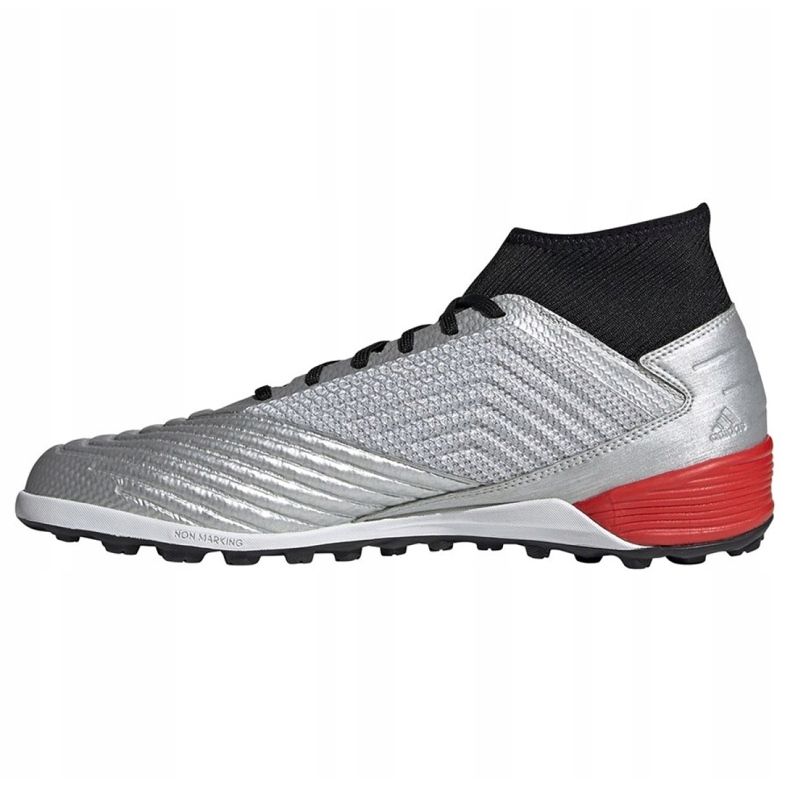 Adidas Predator 19.3 Tf M F35629 futballcipő szürke ezüst 1